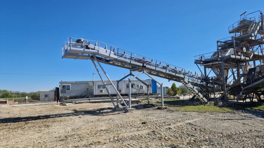 Travaux sur transporteur à bande